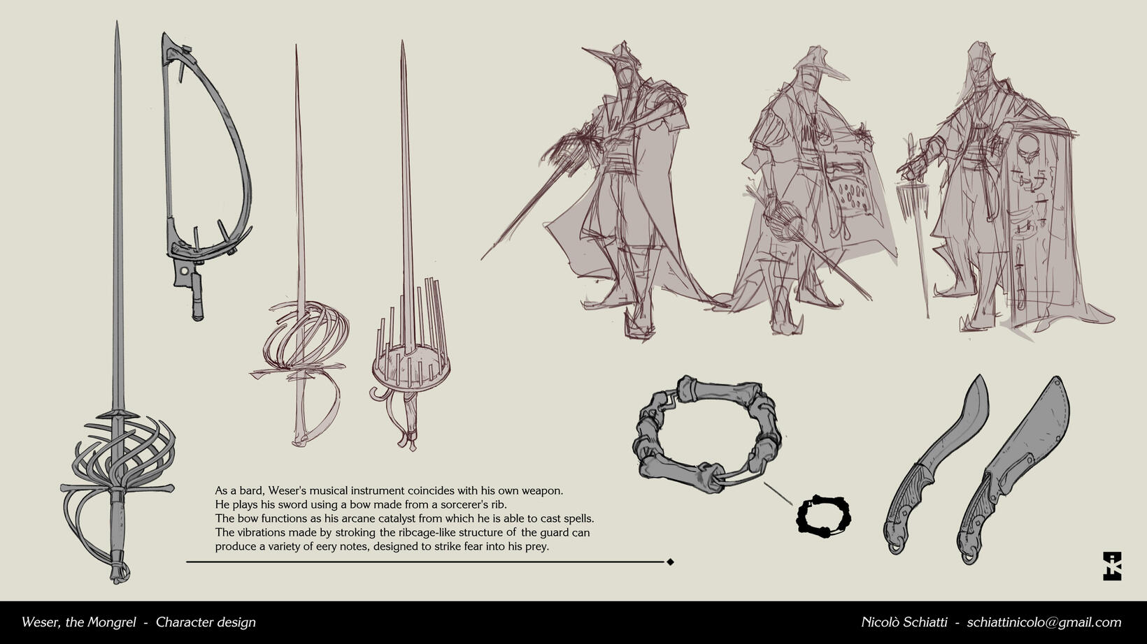 Weser - Prop study and Pose process